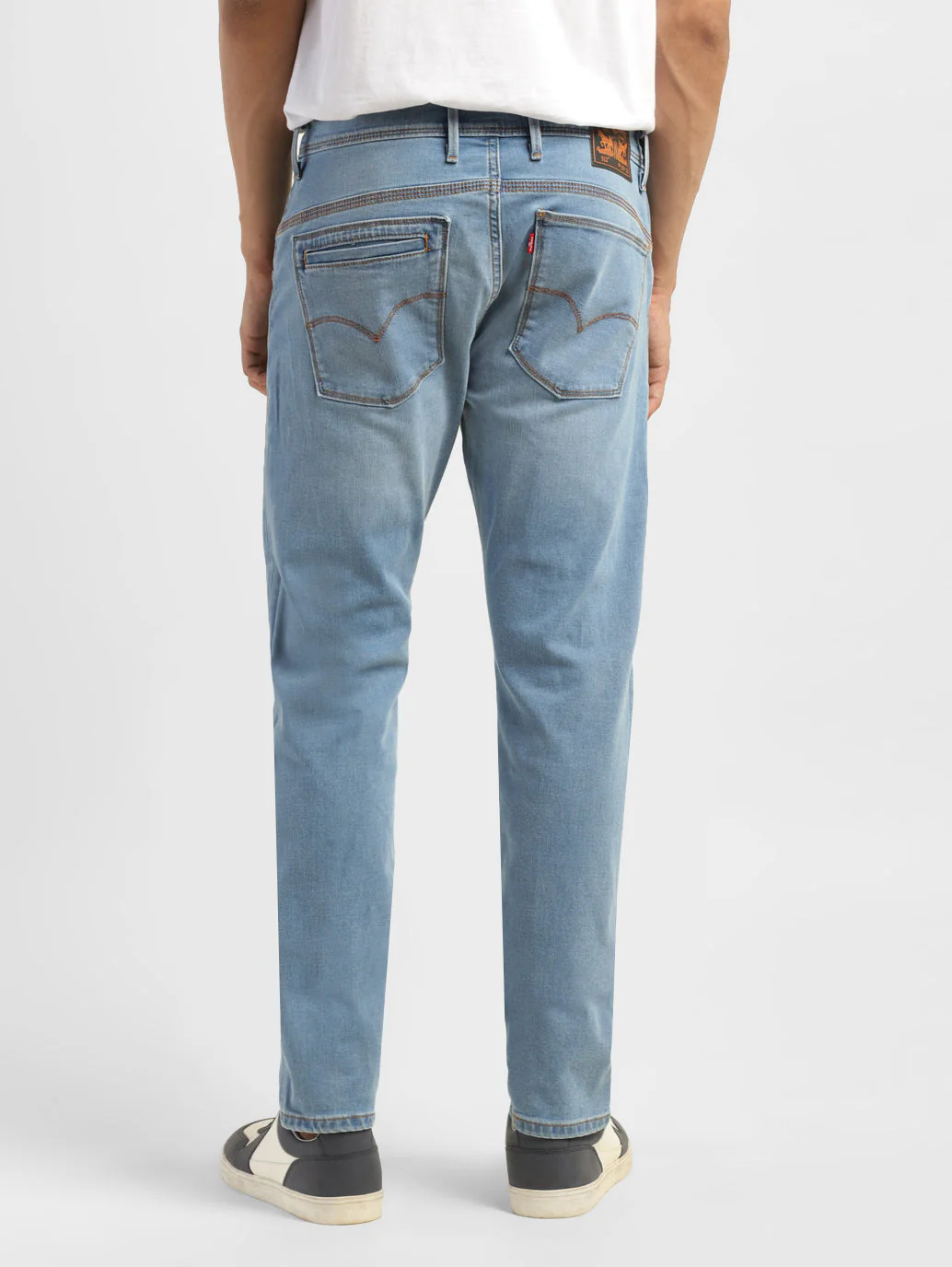 Men's 512 Blue Slim Tapered Fit Mid Rise Jeans - Image 3