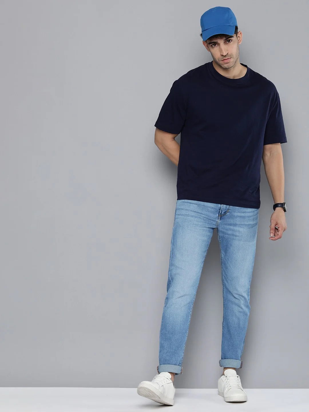 Men's 512 Blue Slim Tapered Fit Mid Rise Jeans