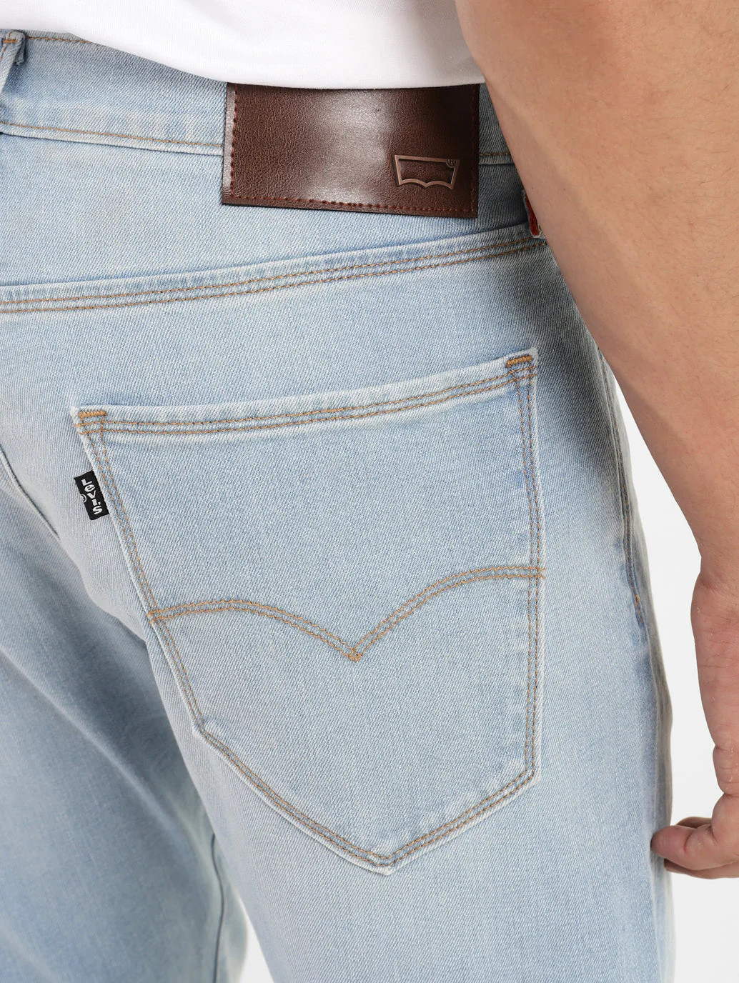 Men's Redloop 512 Blue Slim Tapered Fit Mid Rise Jeans - Image 7