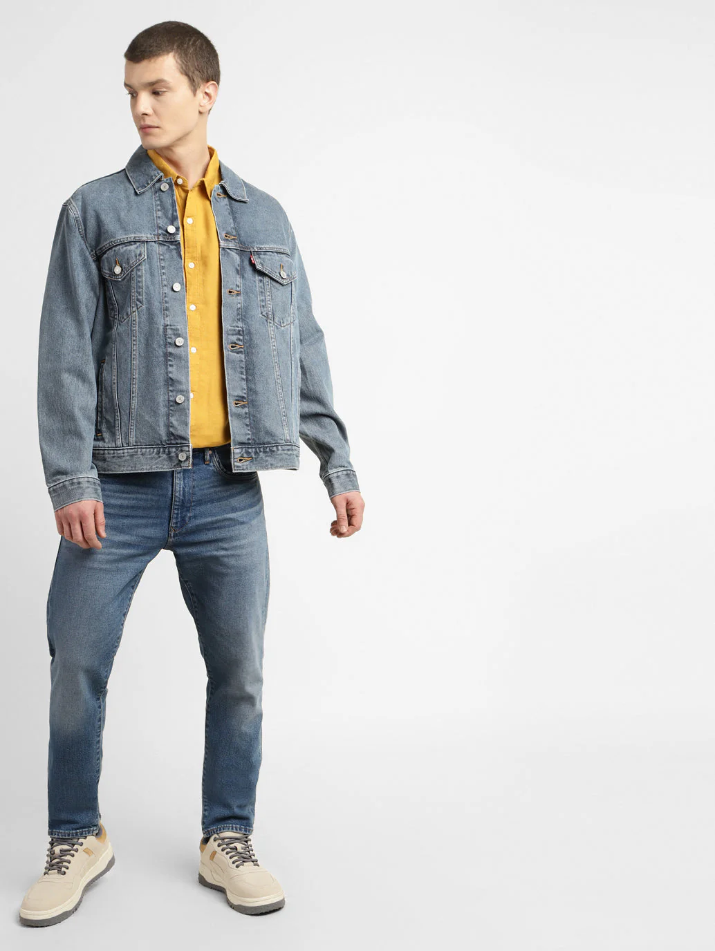 Men's Redloop 512 Blue Slim Tapered Fit Mid Rise Jeans - Image 2