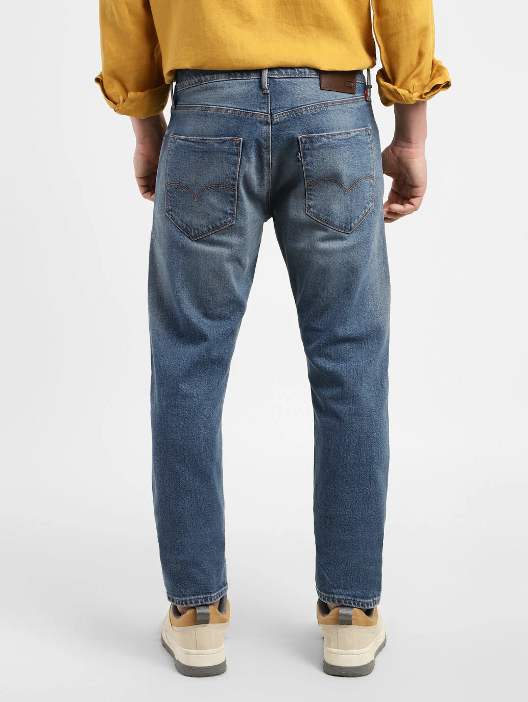 Men's Redloop 512 Blue Slim Tapered Fit Mid Rise Jeans - Image 3
