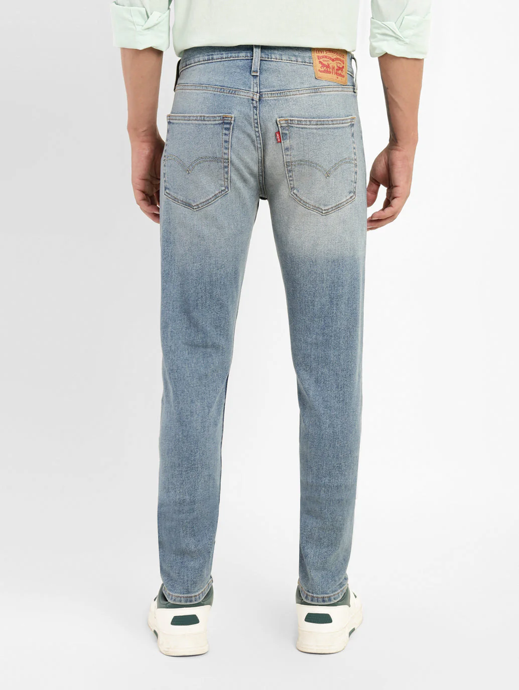 Men's 512 Blue Slim Tapered Fit Mid Rise Jeans - Image 3