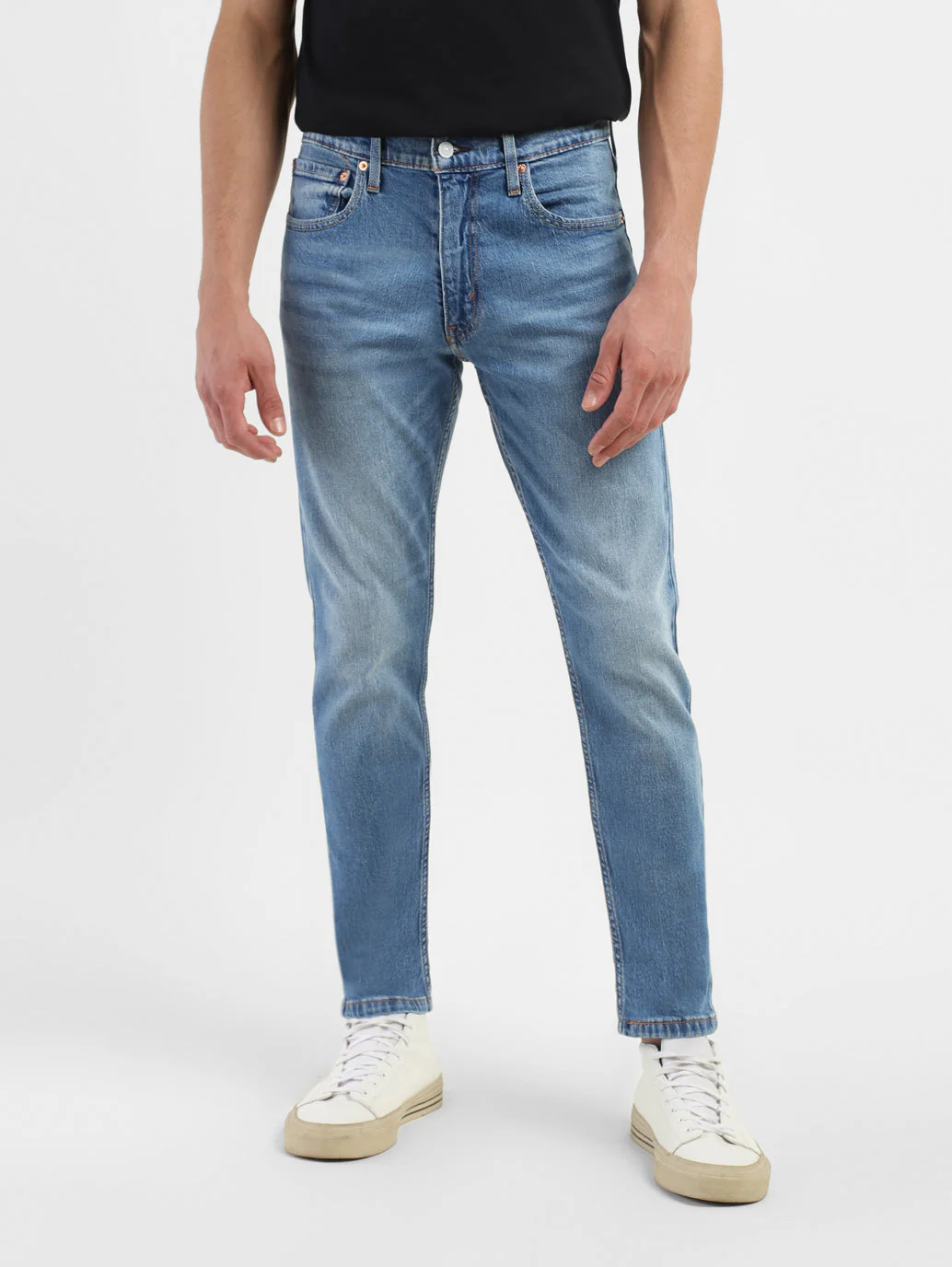 Men's 512 Blue Slim Tapered Fit Mid Rise Jeans - Image 2