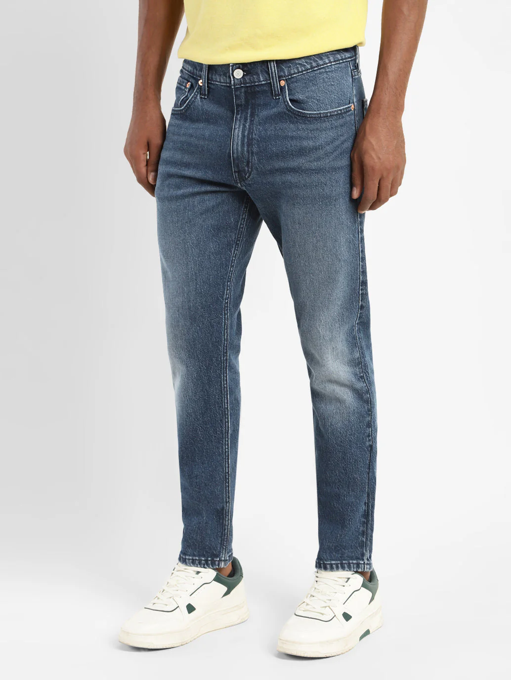 Men's 512 Blue Slim Tapered Fit Mid Rise Jeans - Image 5