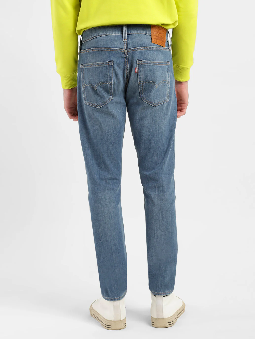 Men's 512 Blue Slim Tapered Fit Mid Rise Jeans - Image 3