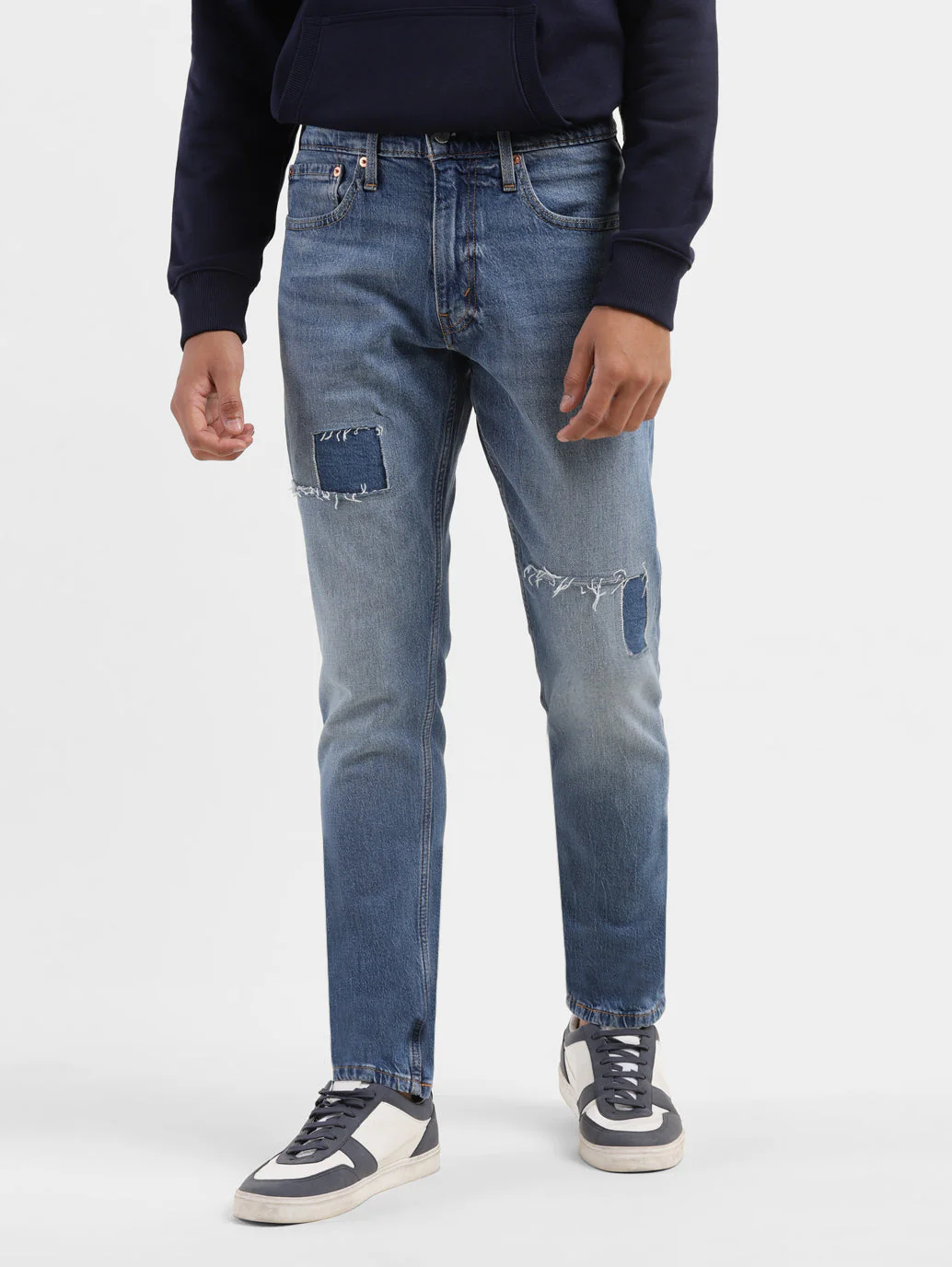 Men's 512 Blue Slim Tapered Fit Mid Rise Jeans - Image 2