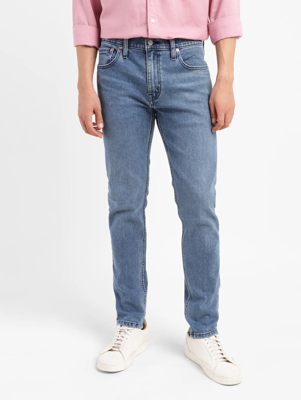Men's 512 Blue Slim Tapered Fit Mid Rise Jeans - Image 2