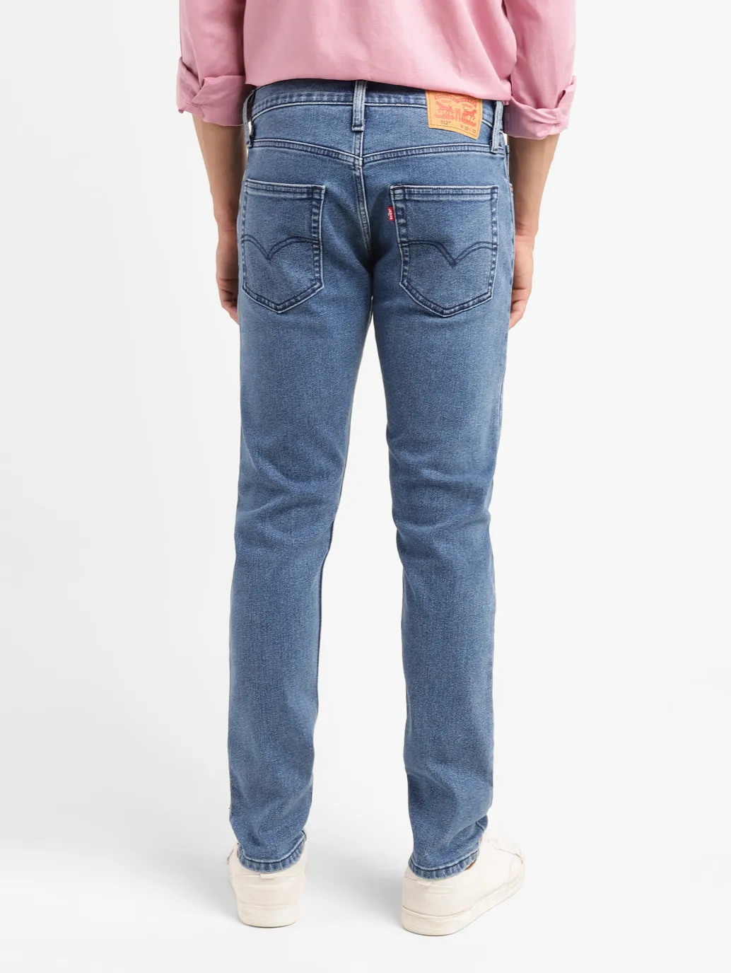Men's 512 Blue Slim Tapered Fit Mid Rise Jeans - Image 3