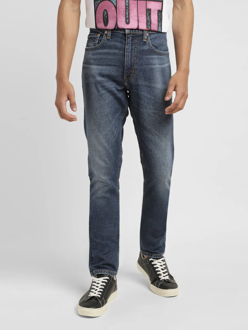 Men's 512 Indigo Slim Tapered Fit Mid Rise Jeans - Image 2