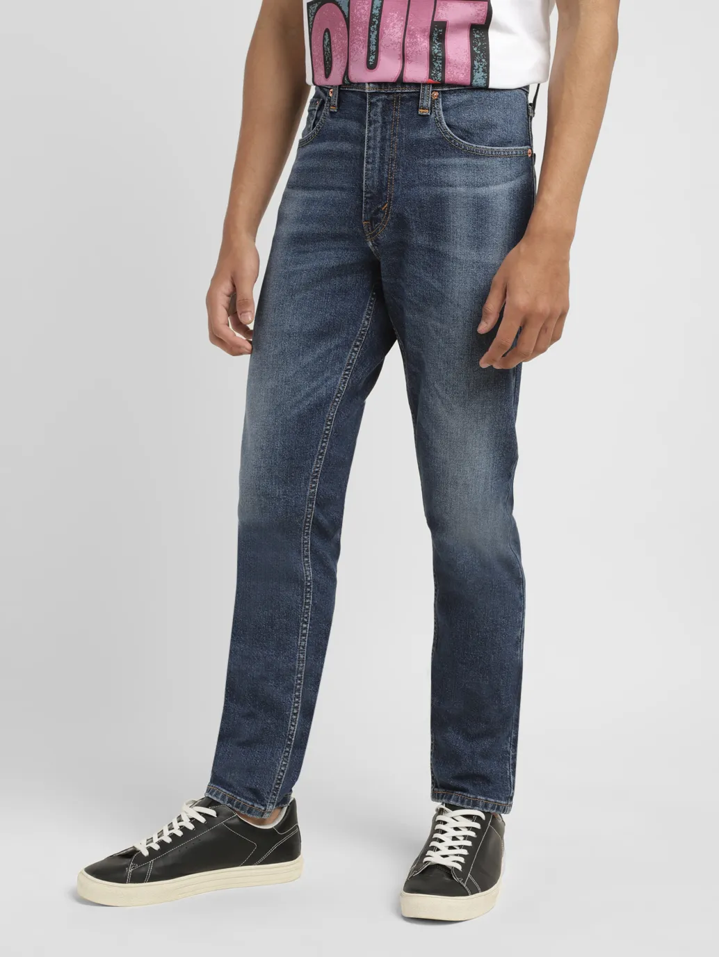 Men's 512 Indigo Slim Tapered Fit Mid Rise Jeans - Image 5