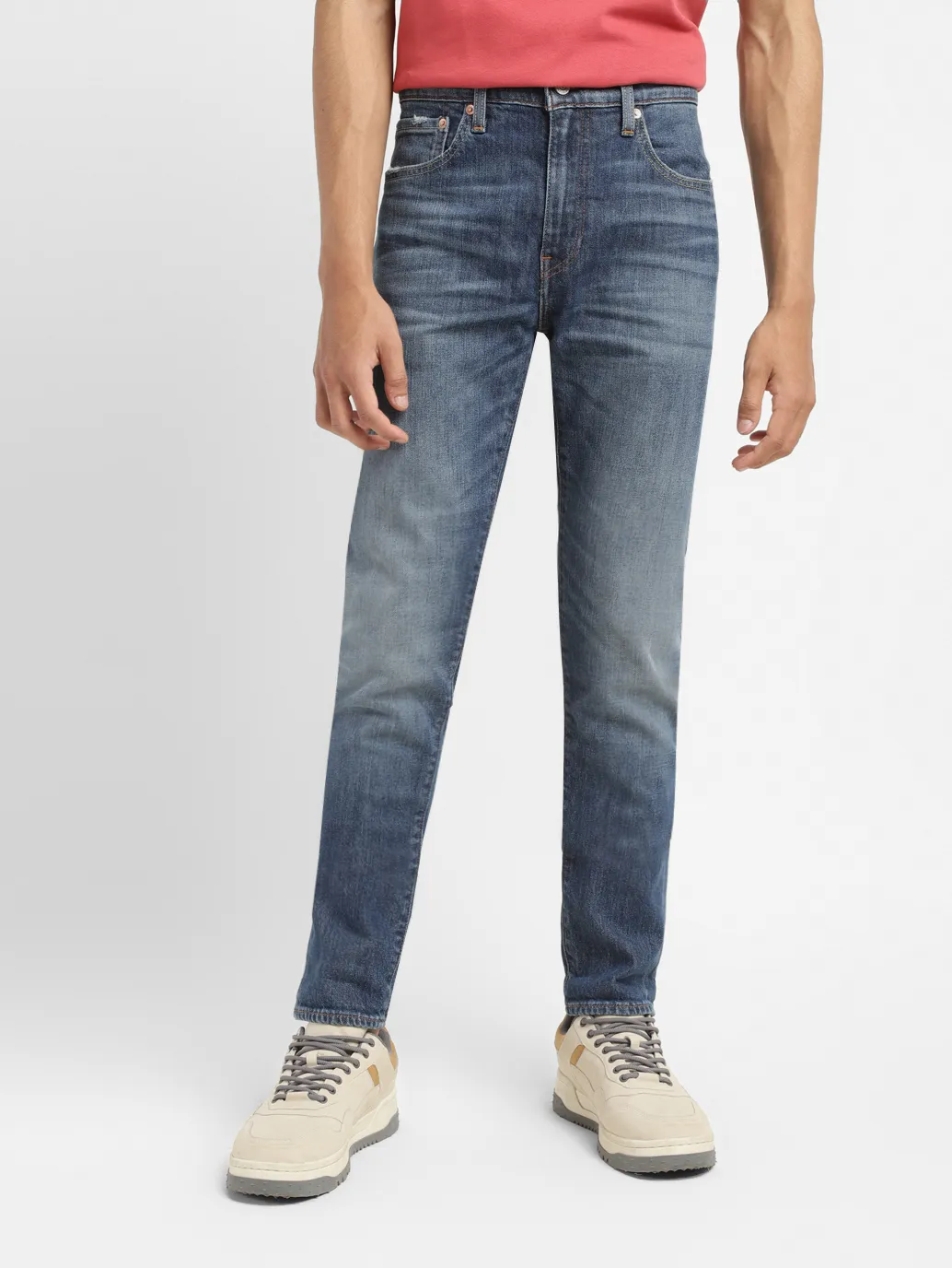 Men's 512 Blue Slim Tapered Fit Mid Rise Jeans - Image 2