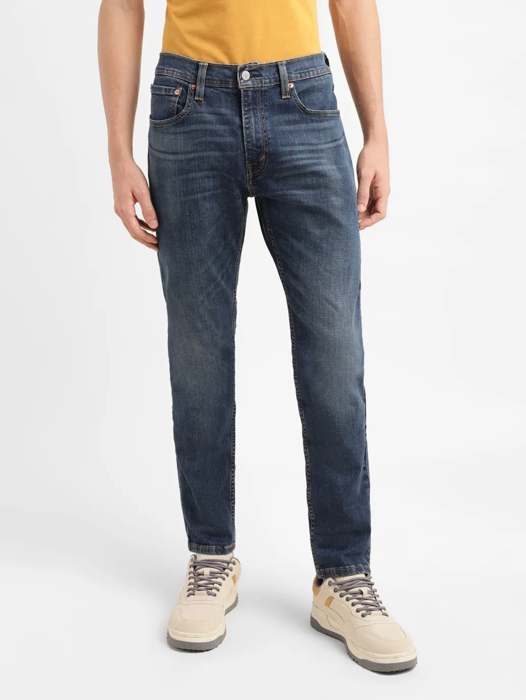 Men's 512 Blue Slim Tapered Fit Mid Rise Jeans - Image 2