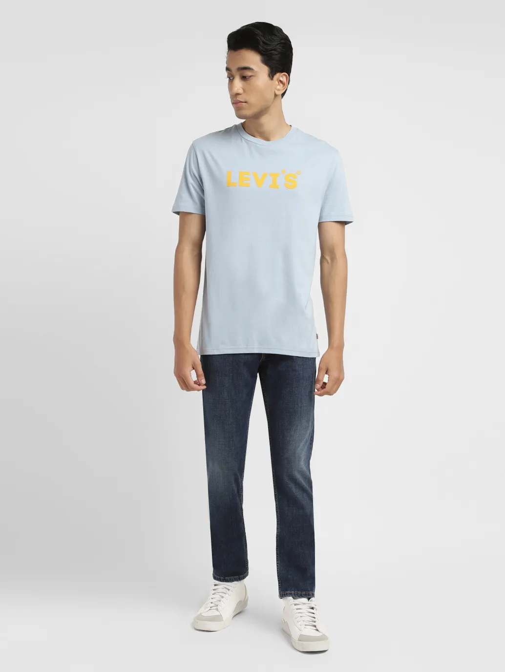 Men's 512 Blue Slim Tapered Fit Mid Rise Jeans - Image 8