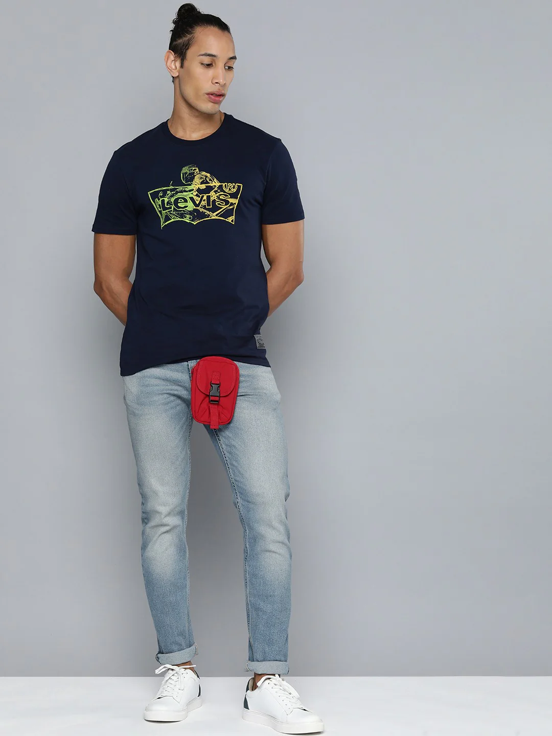 Men's 512 Blue Slim Tapered Fit Mid Rise Jeans