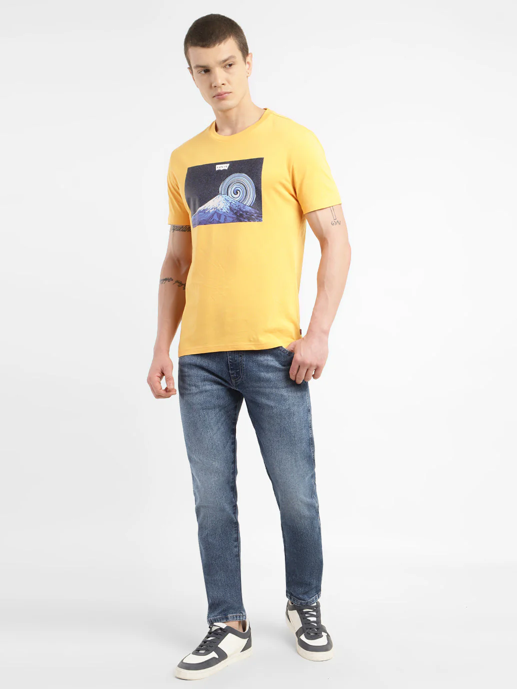 Men's 512 Blue Slim Tapered Fit Mid Rise Jeans - Image 2