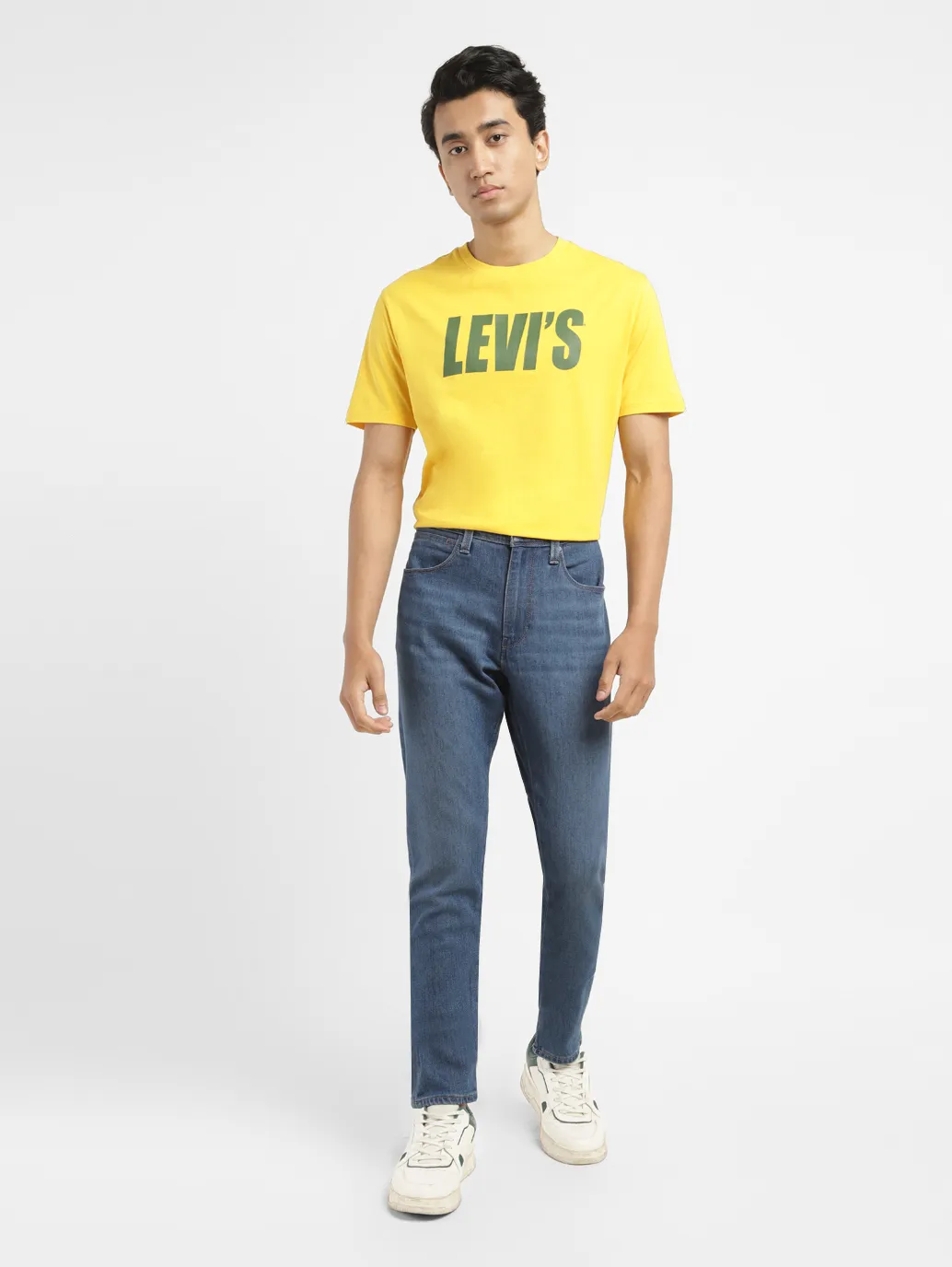 Men's 512 Blue Slim Tapered Fit Mid Rise Jeans - Image 8