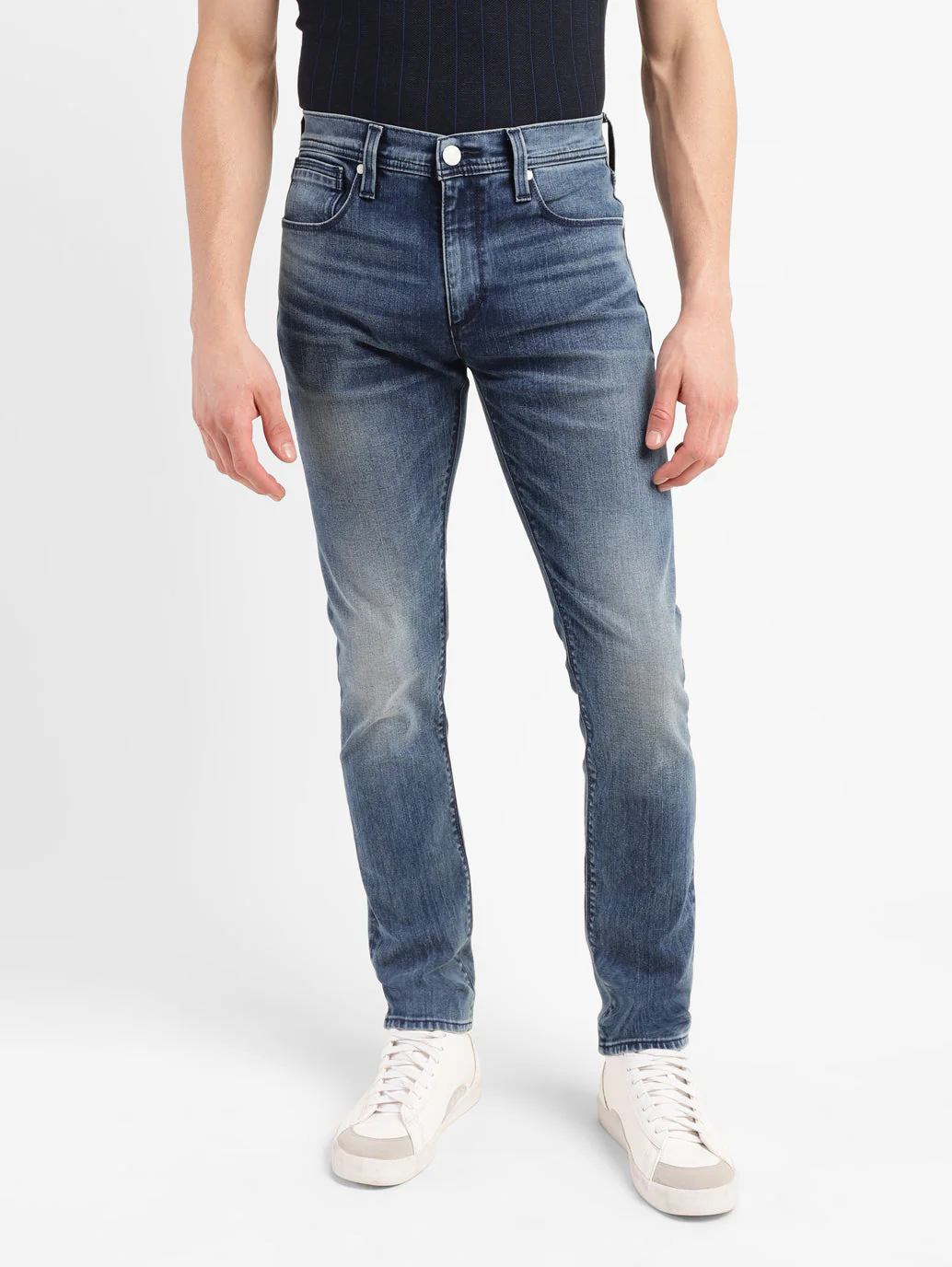 Men's 512 Indigo Slim Tapered Fit Mid Rise Jeans - Image 2