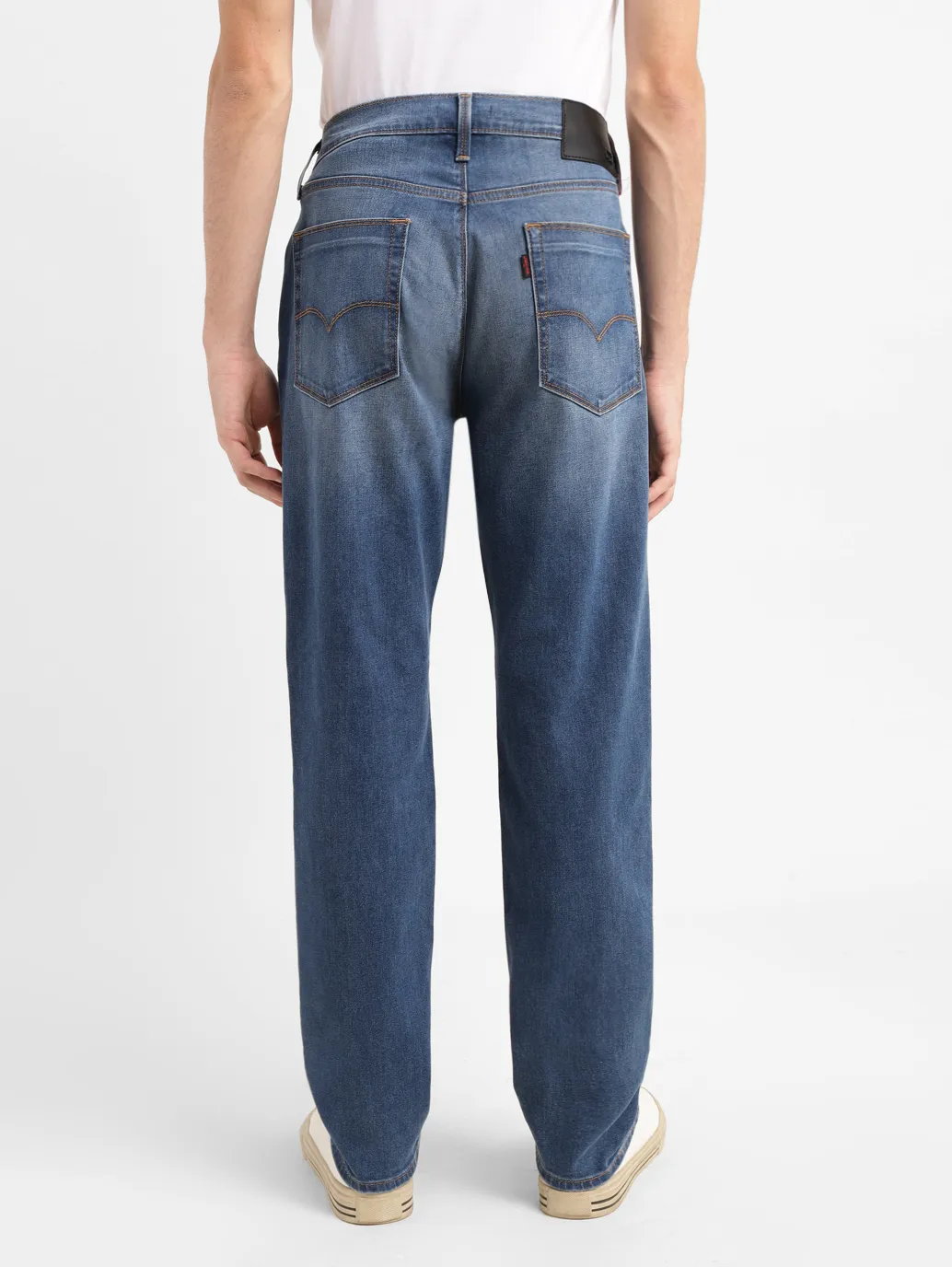 Men's Redloop 512 Blue Slim Tapered Fit Mid Rise Jeans - Image 3