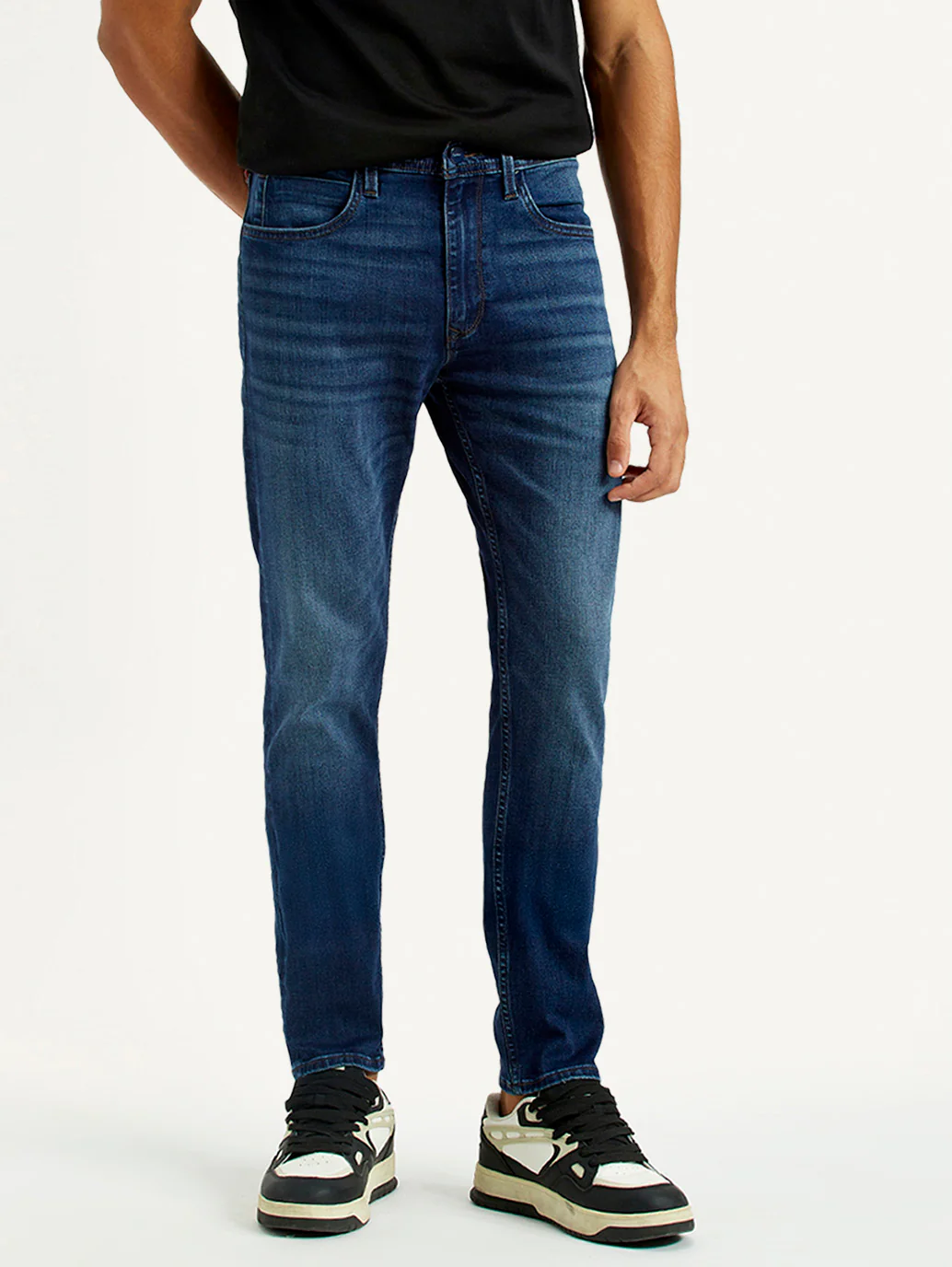 Men's Redloop 512 Indigo Slim Tapered Fit Mid Rise Jeans - Image 3