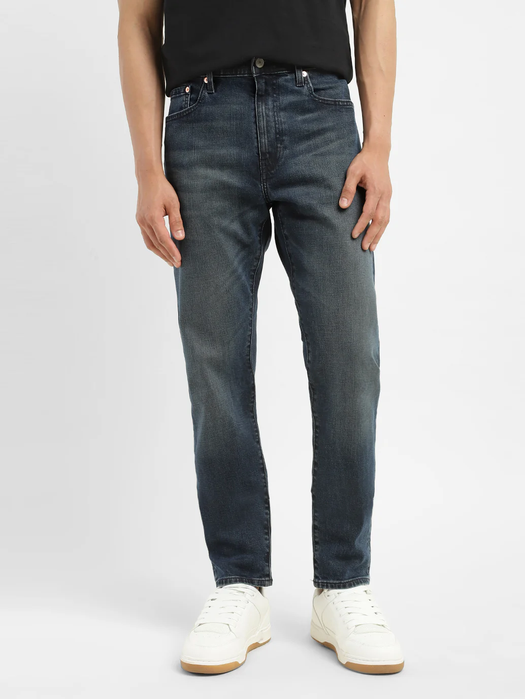 Men's 512 Blue Slim Tapered Fit Mid Rise Jeans
