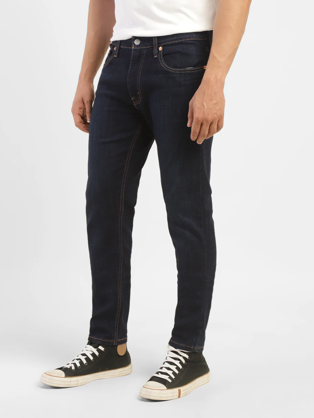 Men's 512 Blue Slim Tapered Fit Mid Rise Jeans - Image 5