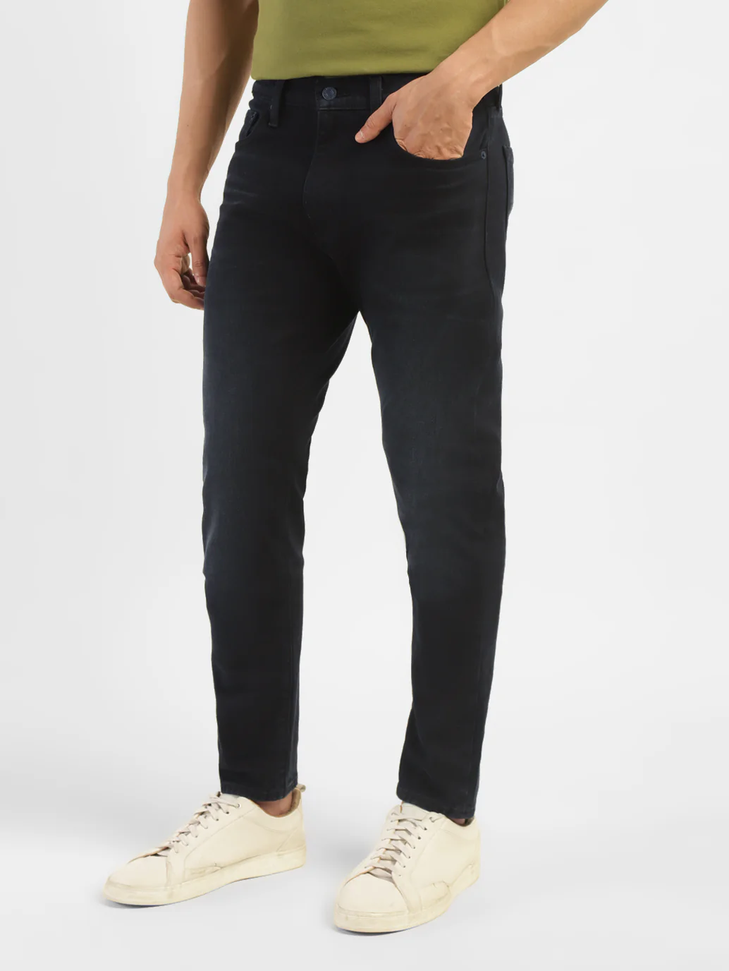Men's 512 Blue Slim Tapered Fit Mid Rise Jeans - Image 5