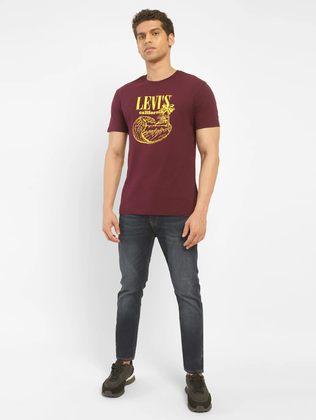 Men's 512 Blue Slim Tapered Fit Mid Rise Jeans