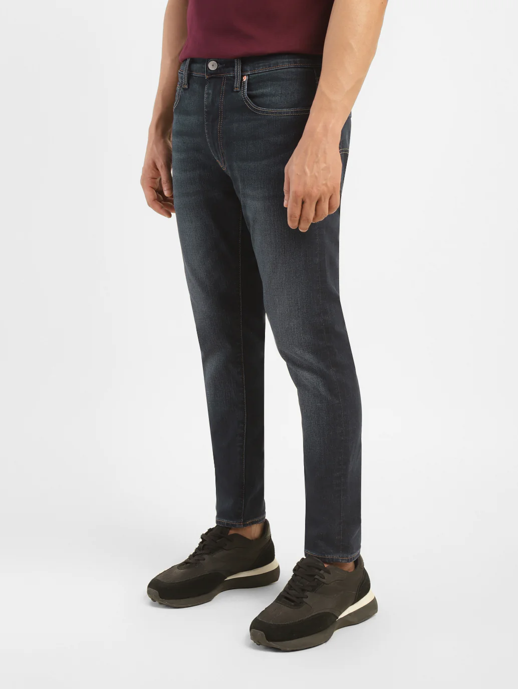 Men's 512 Blue Slim Tapered Fit Mid Rise Jeans - Image 3