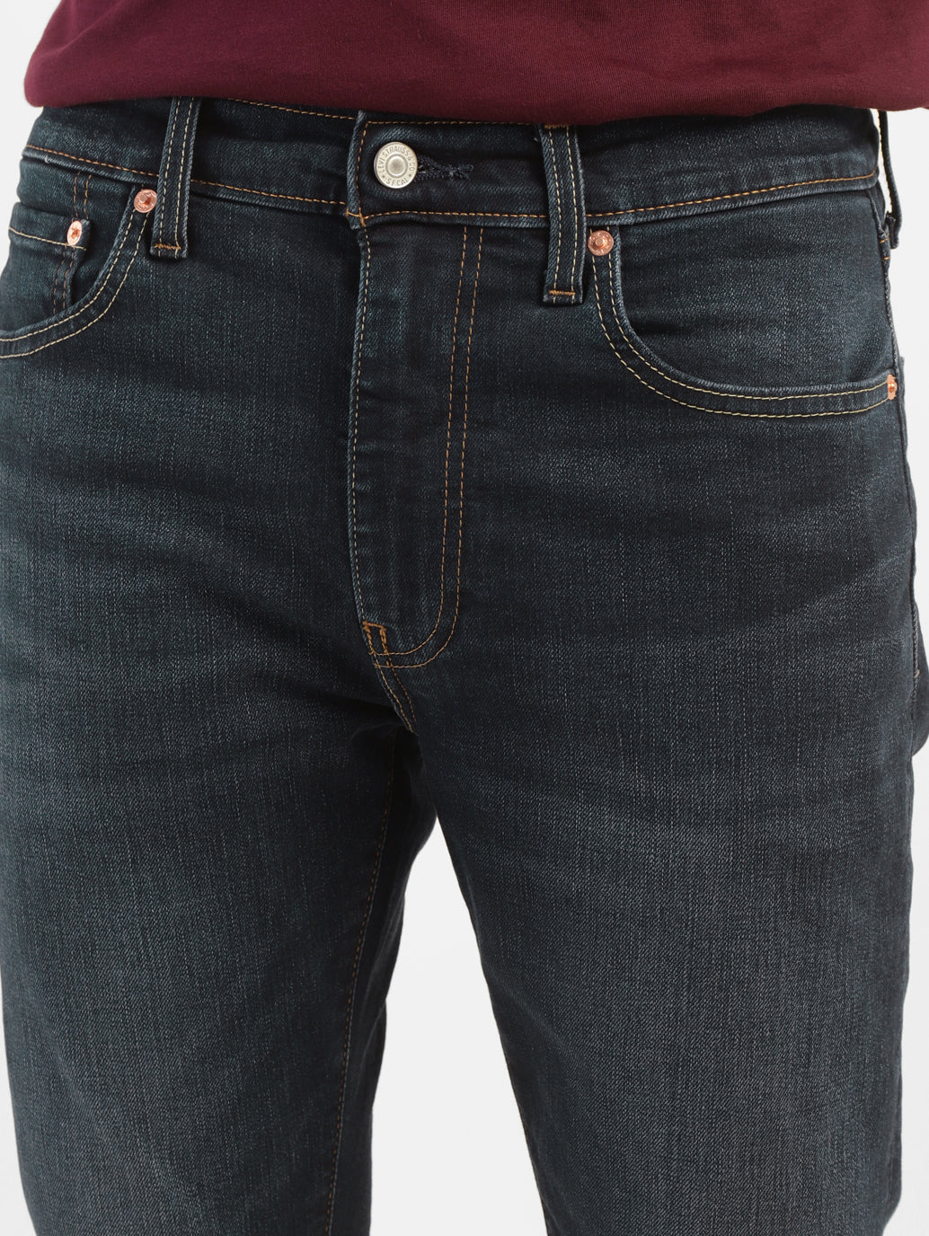 Men's 512 Blue Slim Tapered Fit Mid Rise Jeans - Image 5