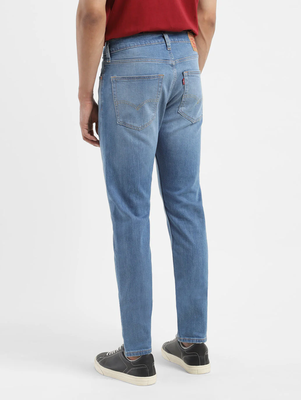 Men's 512 Blue Slim Tapered Fit Mid Rise Jeans - Image 3