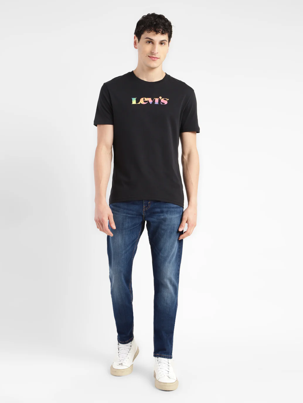 Men's 512 Navy Blue Slim Tapered Fit Mid Rise Jeans - Image 11