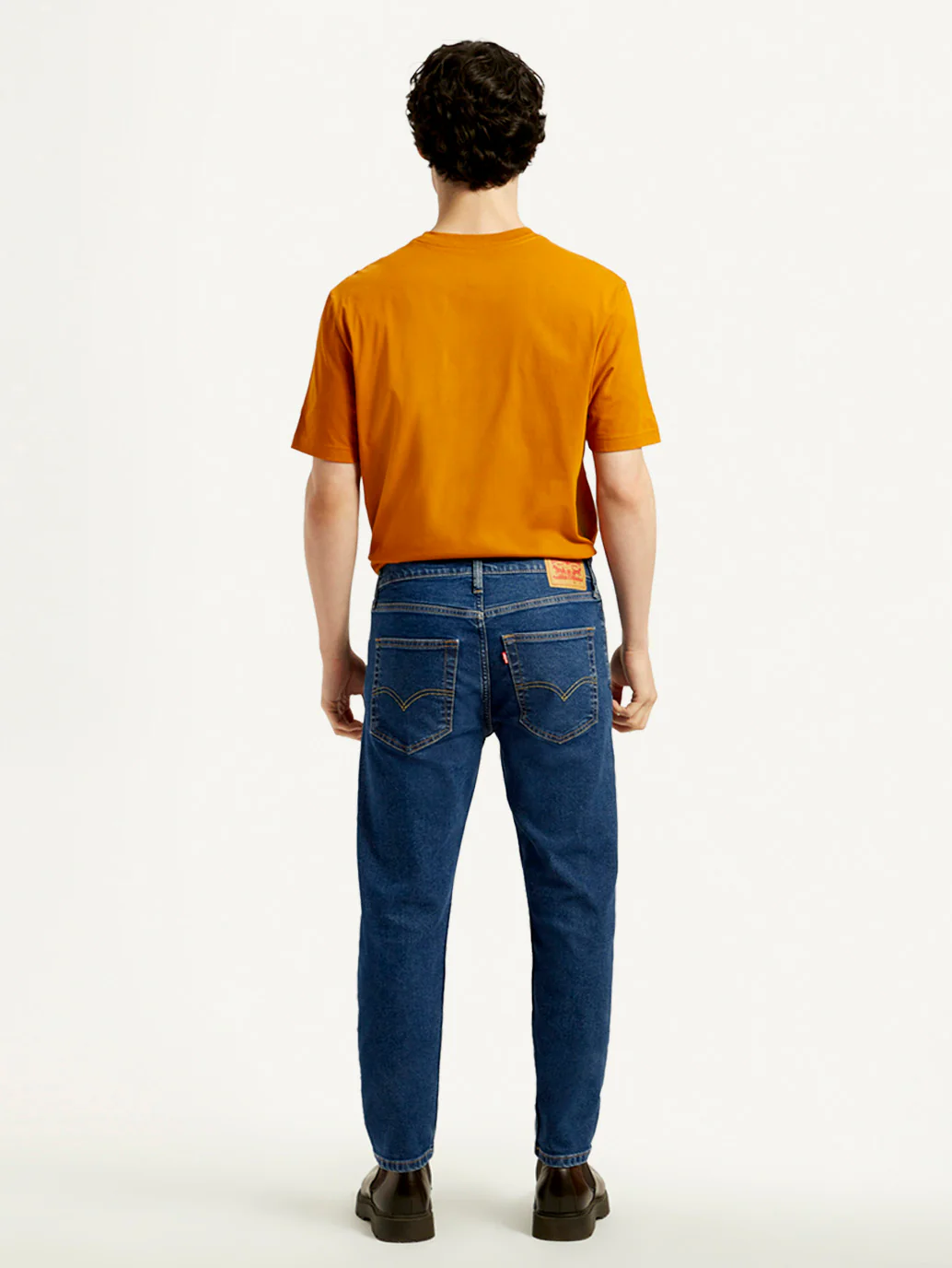 Men's 512 Navy Blue Slim Tapered Fit Mid Rise Jeans - Image 3