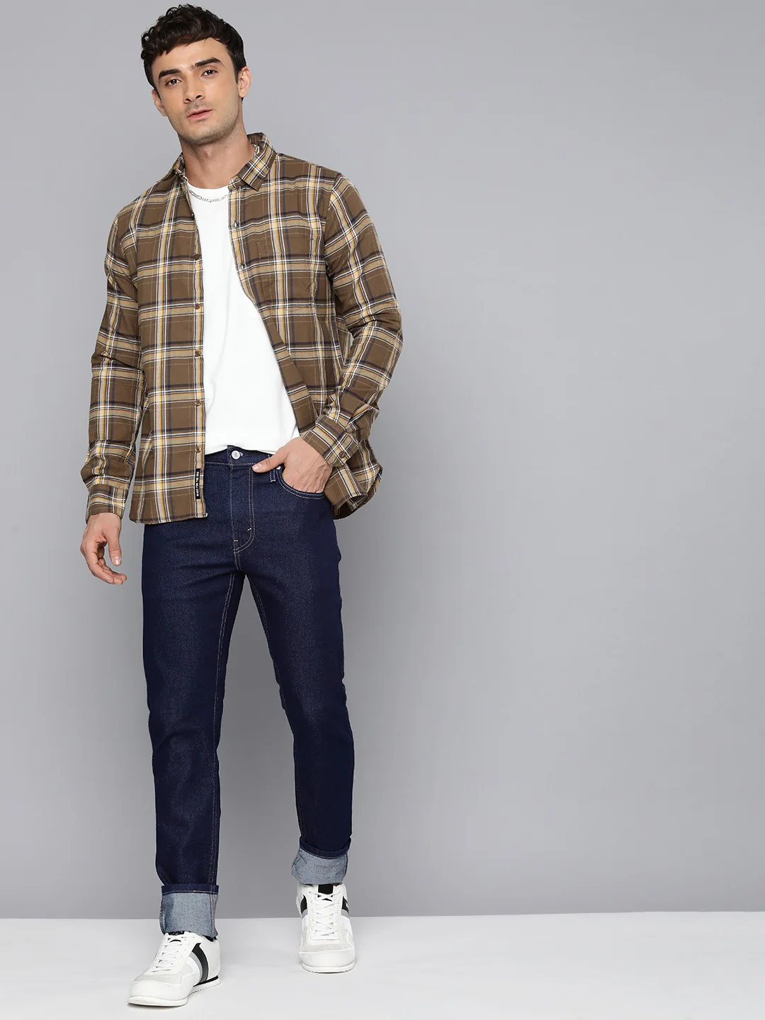 Men's 512 Blue Slim Tapered Fit Mid Rise Jeans