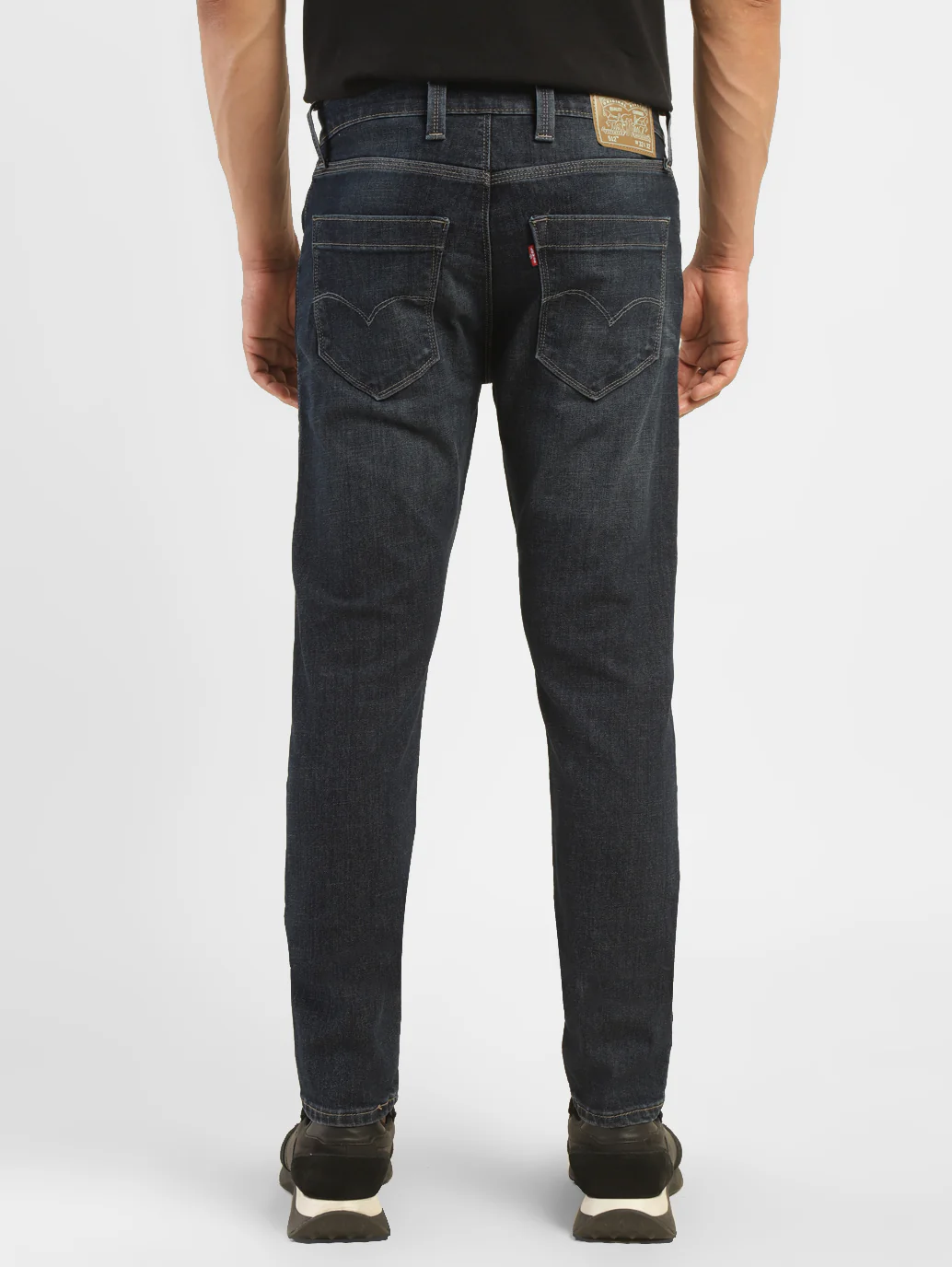 Men's 512 Navy Blue Slim Tapered Fit Mid Rise Jeans - Image 3