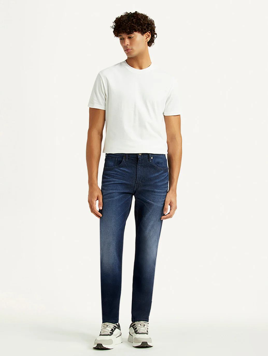 Men's 512 Navy Slim Tapered Fit Mid Rise Jeans