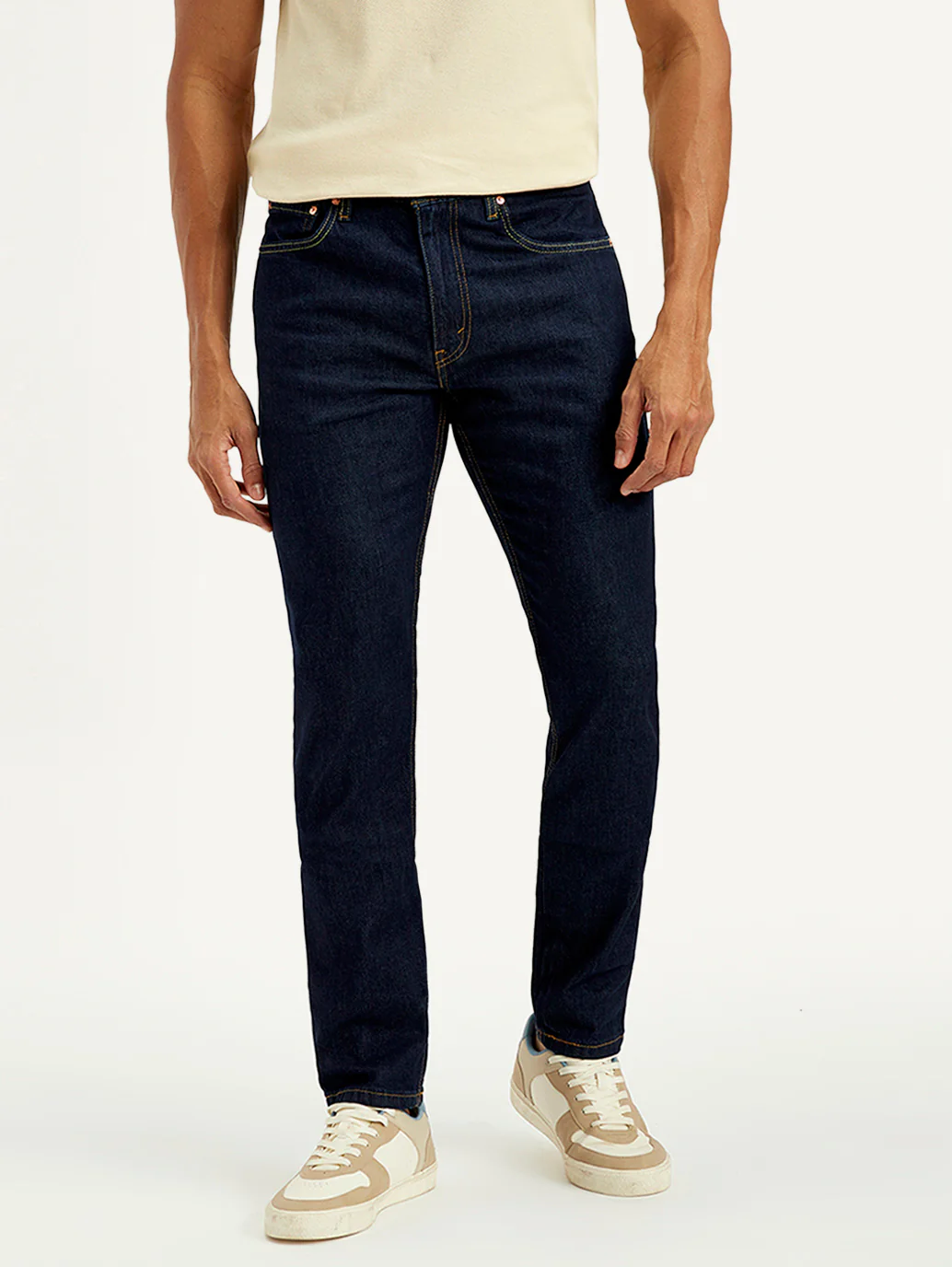 Men's 512 Navy Slim Tapered Fit Mid Rise Jeans - Image 2