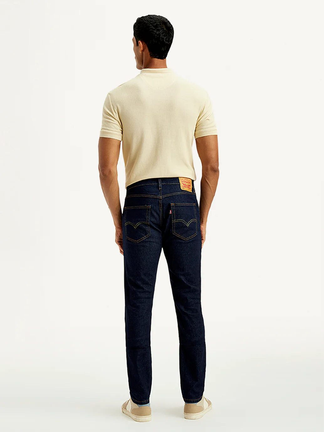 Men's 512 Navy Slim Tapered Fit Mid Rise Jeans - Image 3