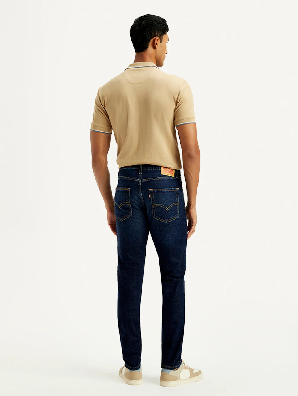 Men's 512 Navy Slim Tapered Fit Mid Rise Jeans - Image 3