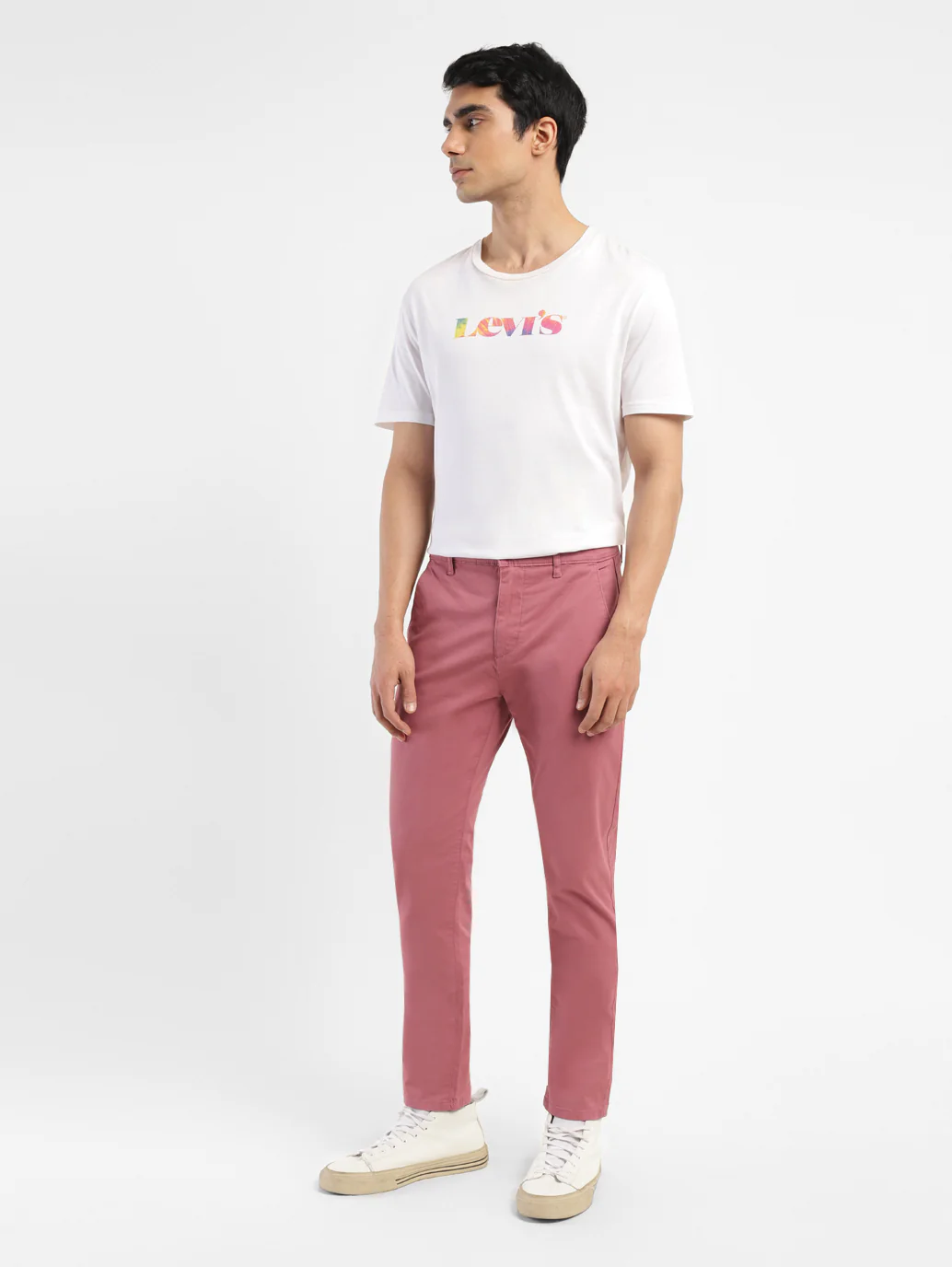 Men's 512 Pink Slim Tapered Fit Chinos - Image 11