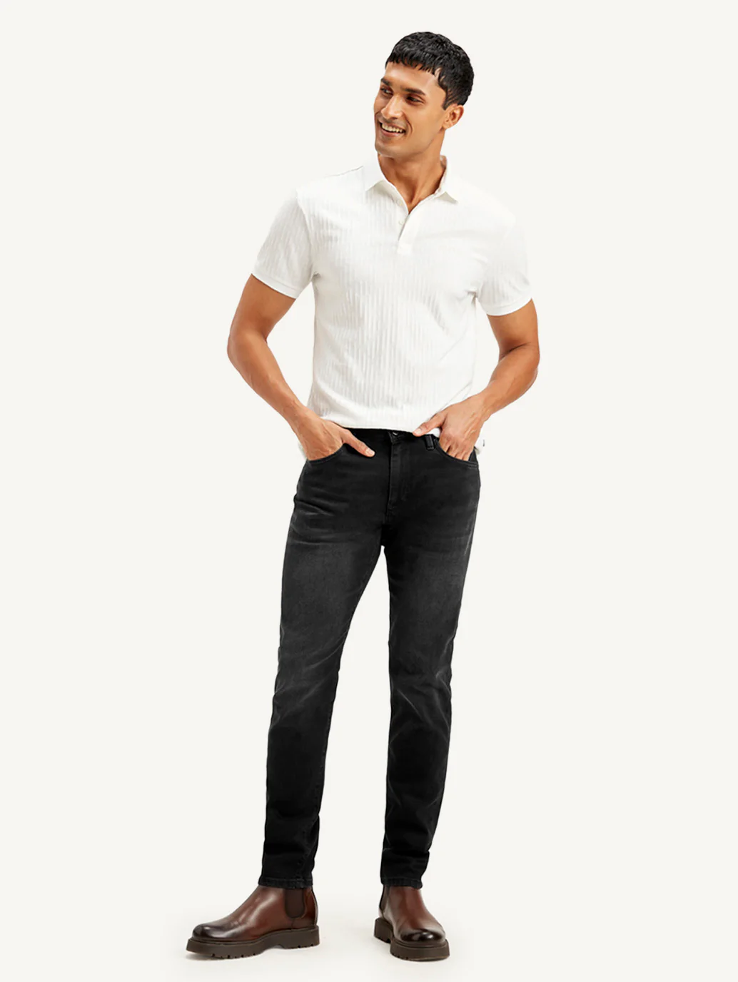 Men's Redloop 512 Slim Tapered Fit Mid Rise Jeans - Image 3