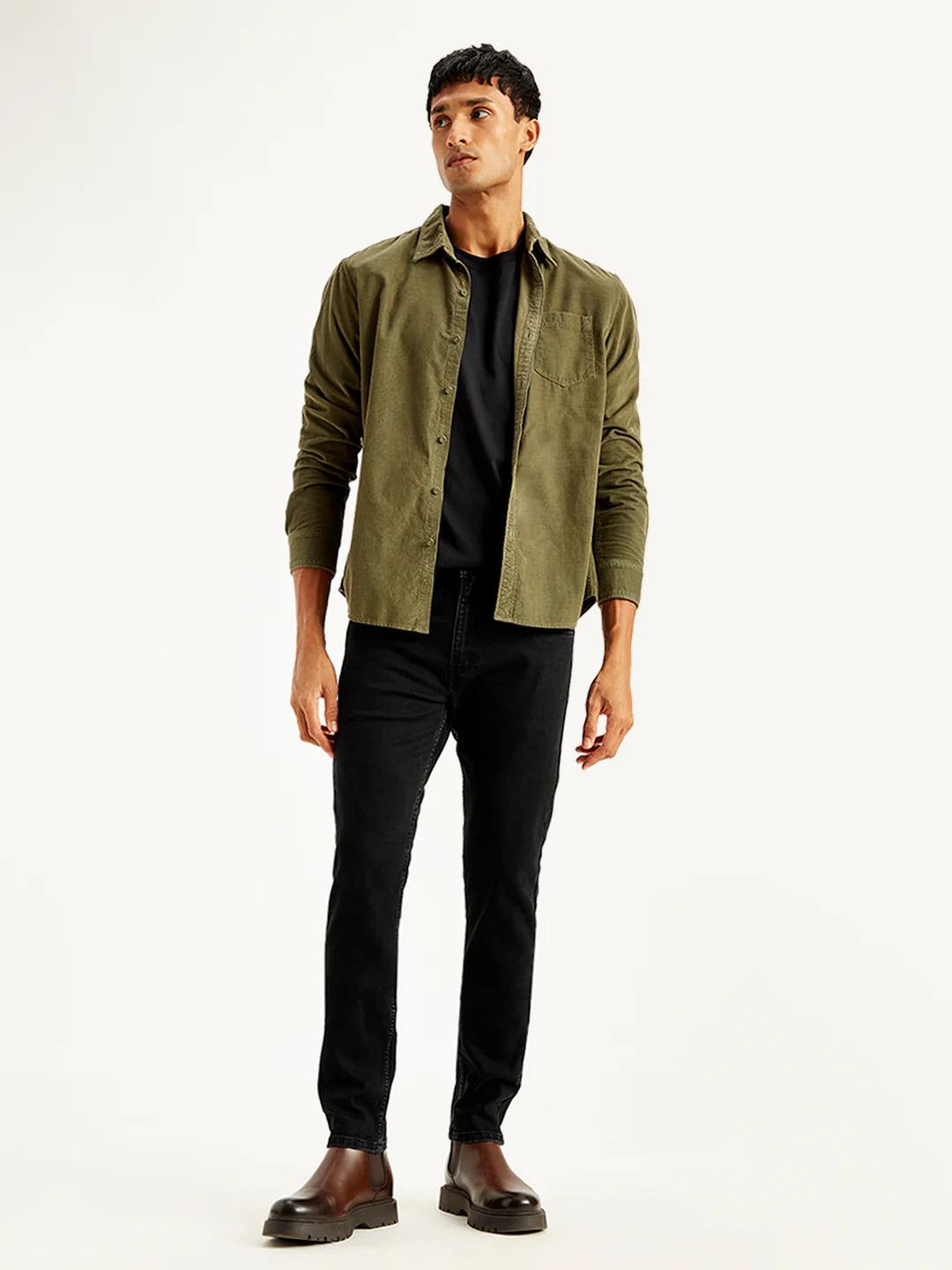 Men's 512 Black Slim Tapered Fit Mid Rise Jeans - Image 6