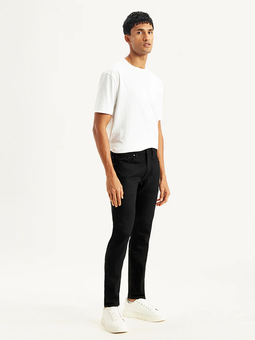 Men's 512 Black Slim Tapered Fit Mid Rise Jeans - Image 6