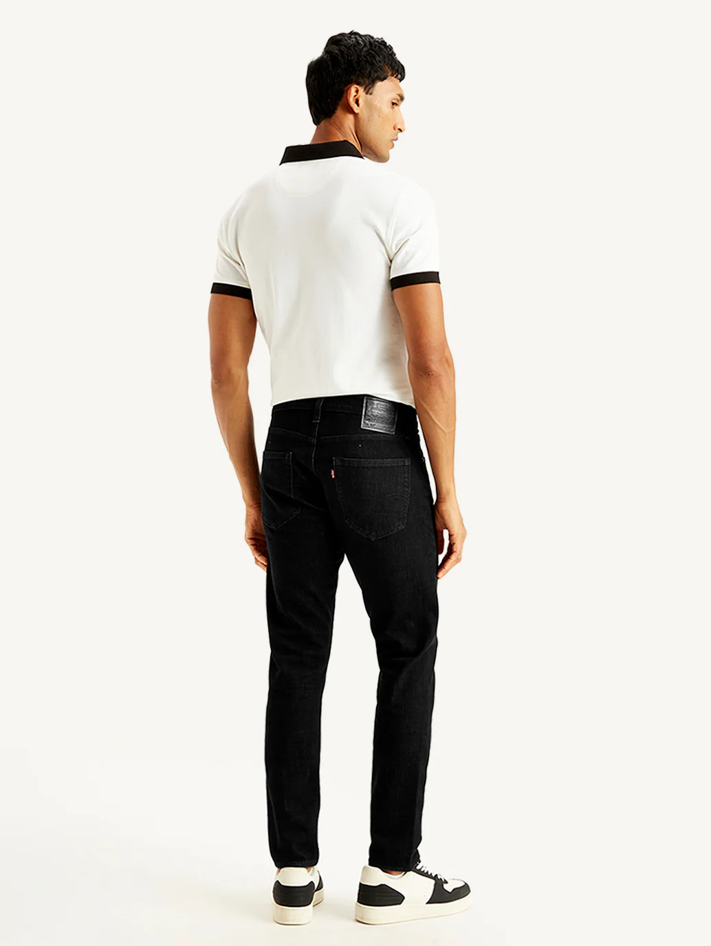Men's 512 Black Slim Tapered Fit Mid Rise Jeans - Image 3