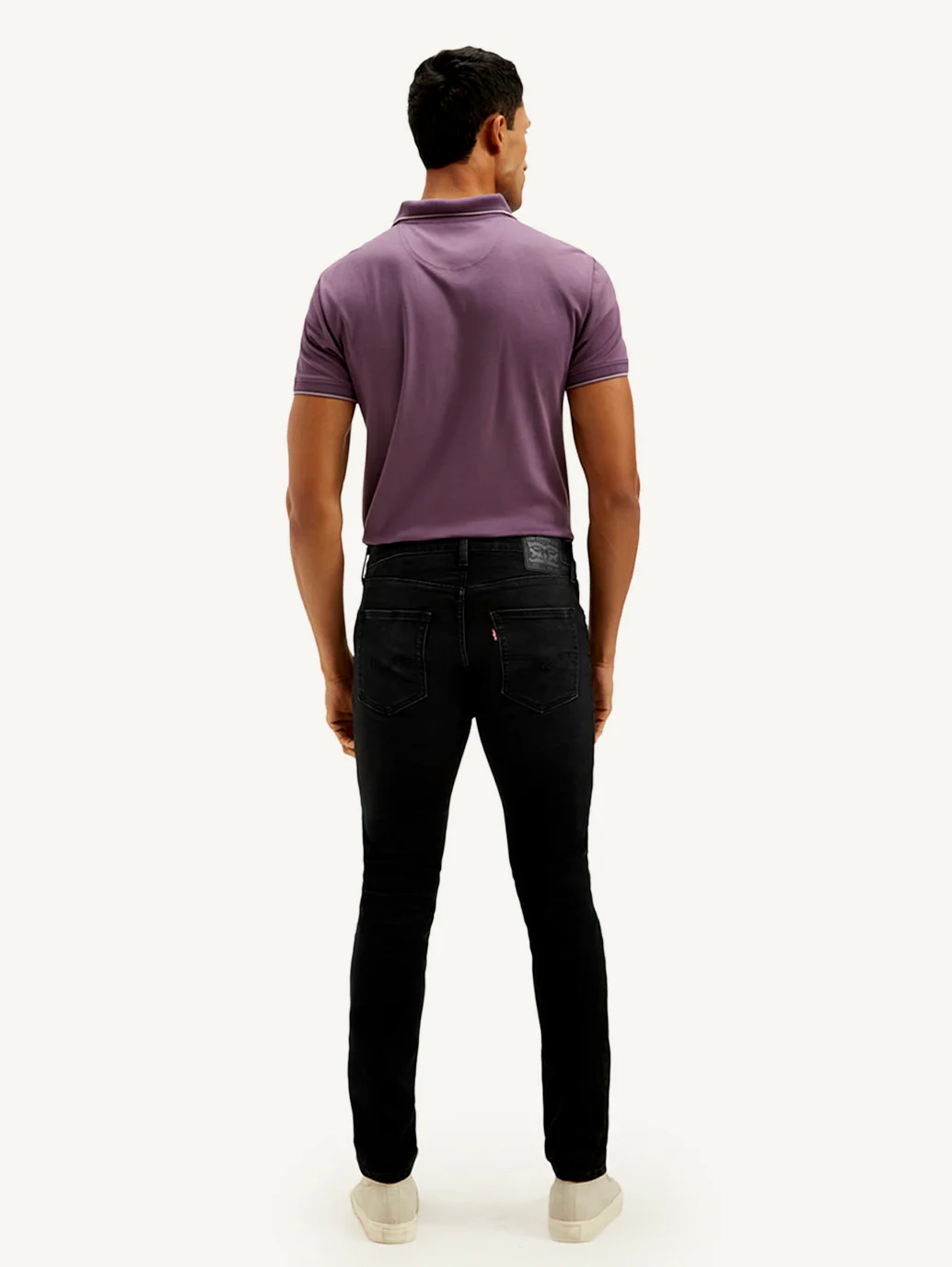 Men's 512 Black Slim Tapered Fit Mid Rise Jeans - Image 3