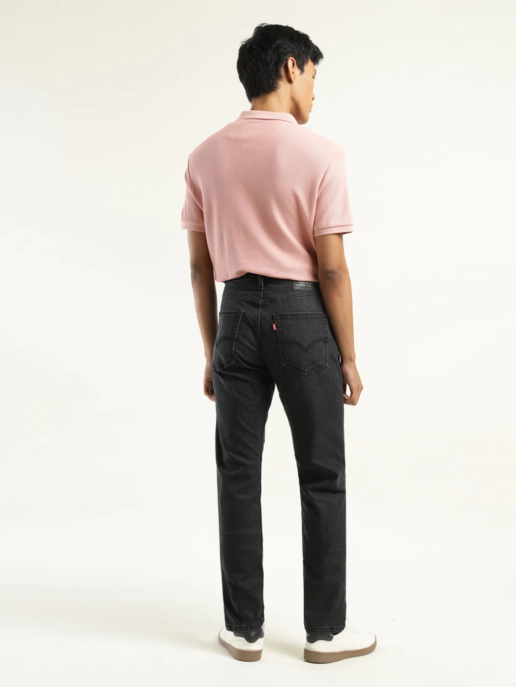 Men's 512 Black Slim Tapered Fit Mid Rise Jeans - Image 3