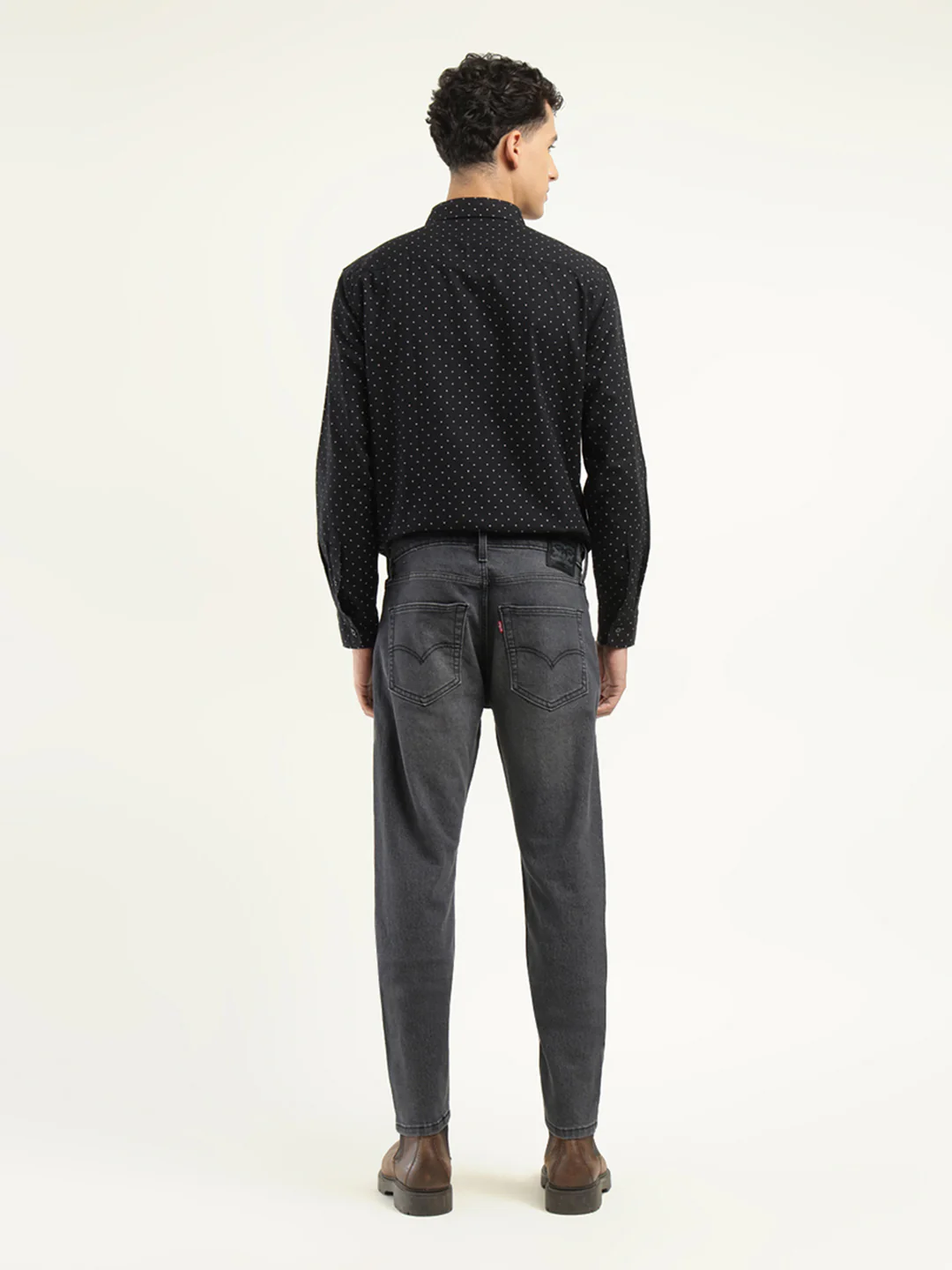 Men's 512 Black Slim Tapered Fit Mid Rise Jeans - Image 3