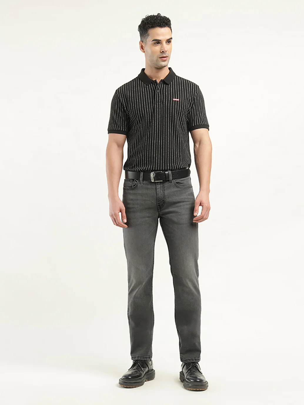 Men's 512 Black Slim Tapered Fit Mid Rise Jeans
