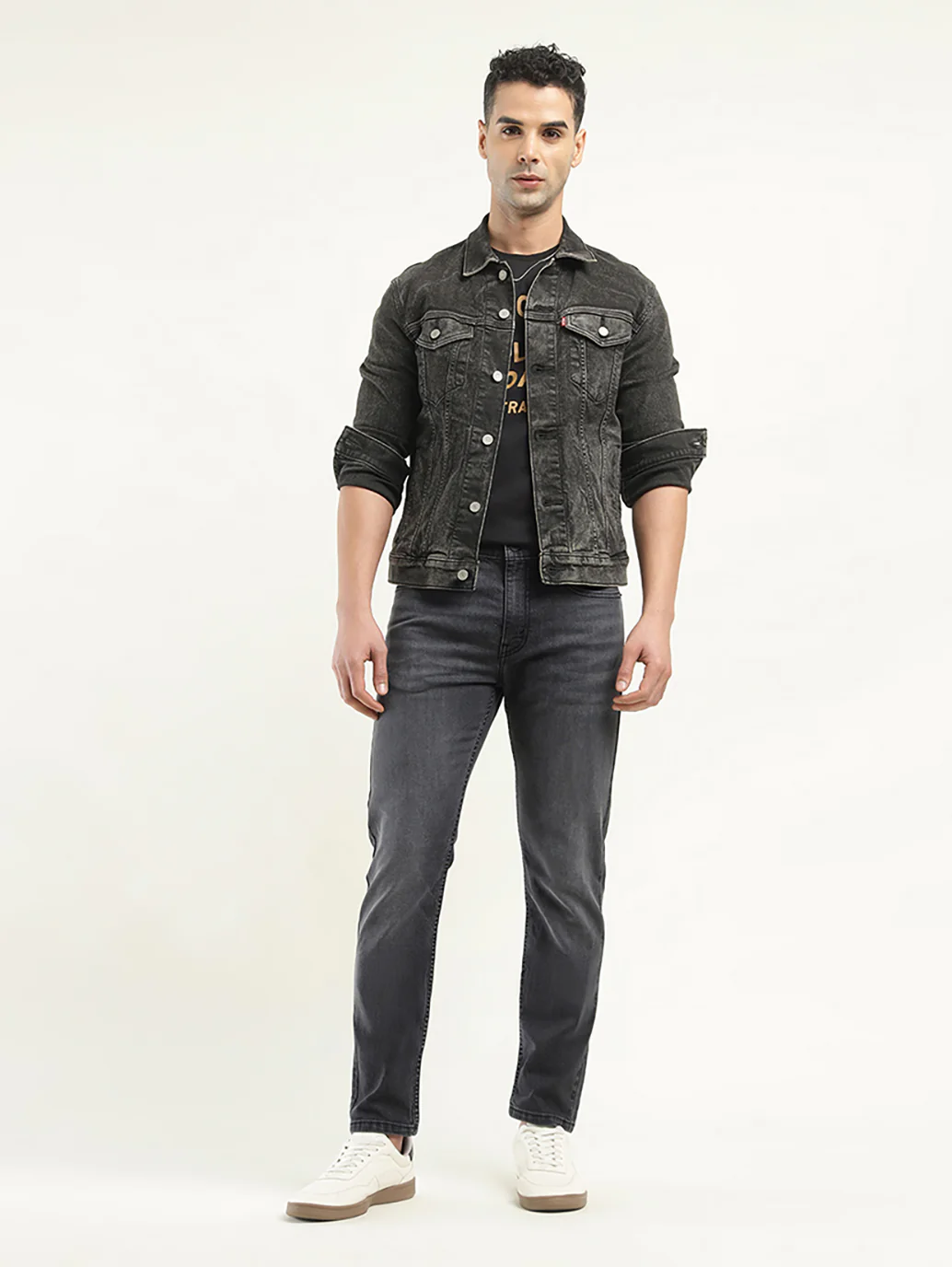 Men's 512 Black Slim Tapered Fit Mid Rise Jeans