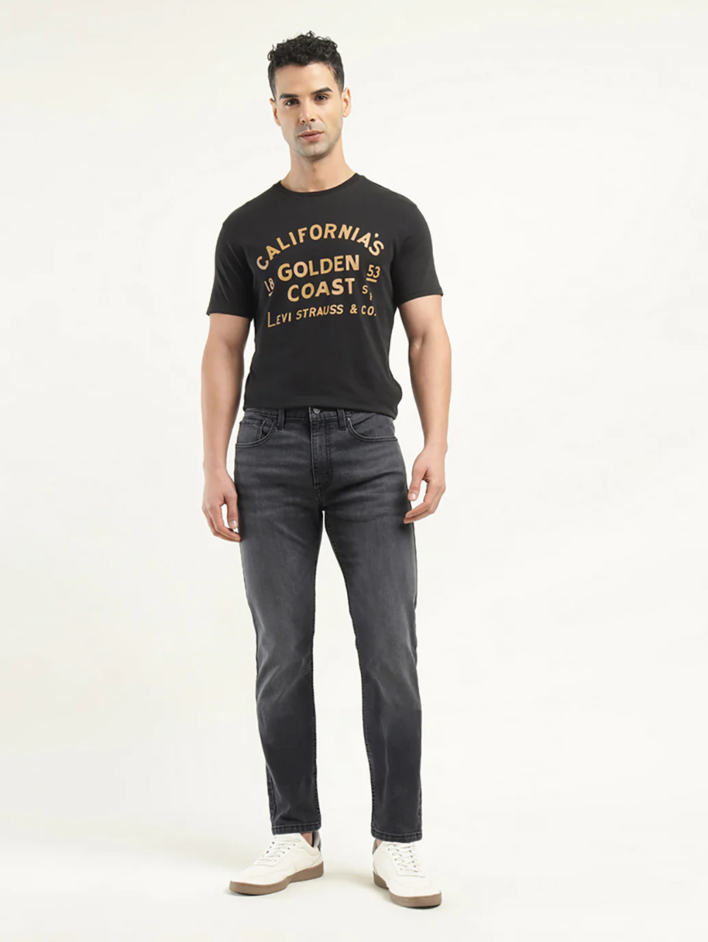 Men's 512 Black Slim Tapered Fit Mid Rise Jeans - Image 2