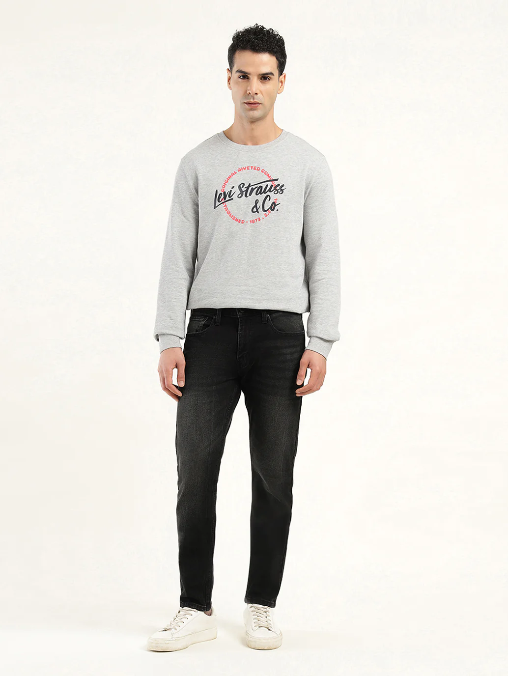 Men's 512 Black Slim Tapered Fit Mid Rise Jeans - Image 2